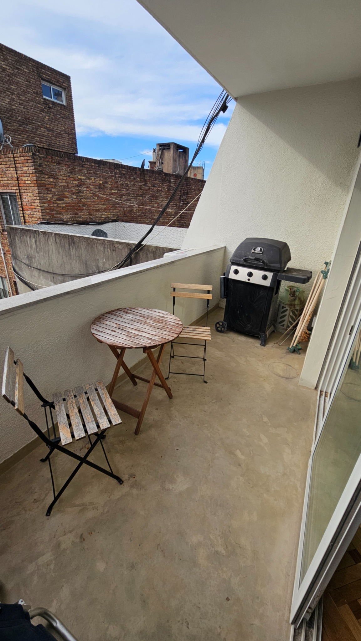 Terraza del apartamento en piso 9